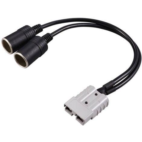 Connecteur de batterie à courant élevé sur 2 prises allume-cigare TC-12195700 noir TRU COMPONENTS Contenu: 1 pc(s) V160533 (1/3)