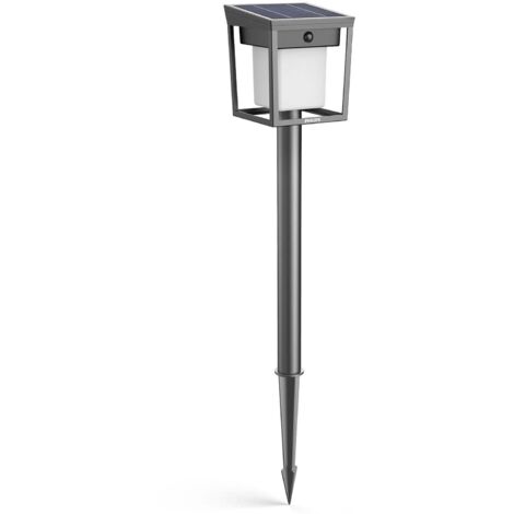 Lampadaire d'extérieur solaire Philips LED 929004631801 Blaise LED LED intégrée 1.5 W anthracite (1/5)