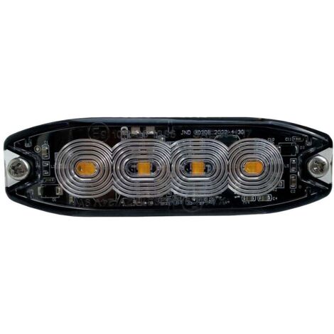Berger & Schröter Clignotant avant LED Front- Heckblitzer orange E9 10R-06 1386, SAE W117, X A1 E9 00.1957 12 V, 24 V v (1/2)