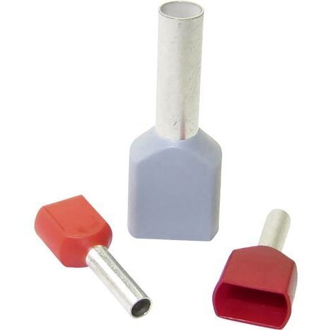WKK 60172 Embout double d'extrémité de câble 10 mm² partiellement isolé marron 100 pc(s) Q704572 (1/2)