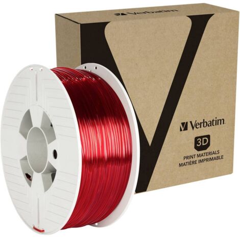 Filament Verbatim 55062 PETG 2.85 mm 1 kg rouge (transparent) 1 pc(s) R806941 (1/3)