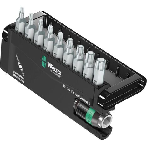 Wera 8667-9/Z TORX® 05057115001 Jeu d'embouts 10 pièces TORX® intérieur C53717