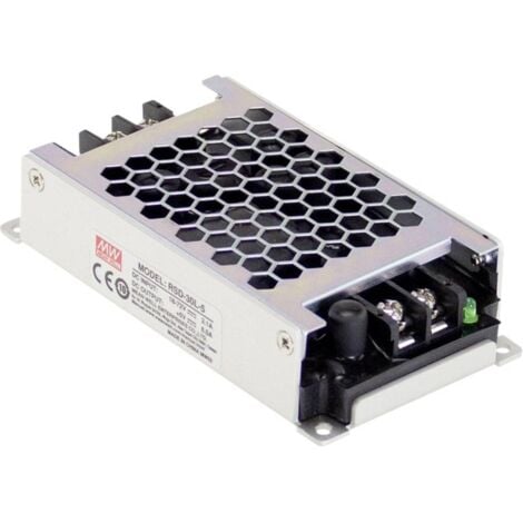 Mean Well RSD-30G-5 Convertisseur CC/CC 12 V/DC, 24 V/DC, 36 V/DC - 5 V/DC/6 A 30 W