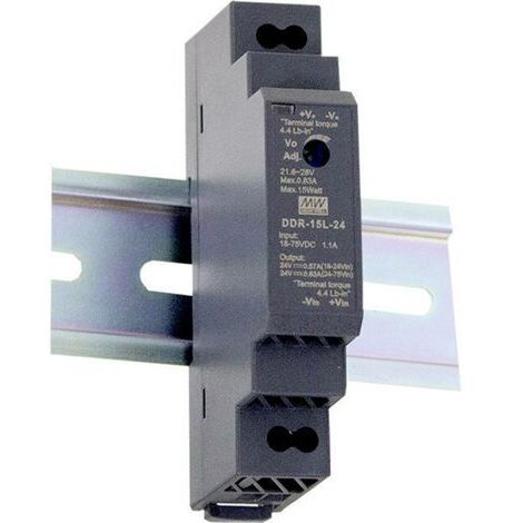 Convertisseur CC/CC pour rail (DIN) Mean Well DDR-15G-5 5 V/DC 3 A 15 W Nbr. de sorties:1 x