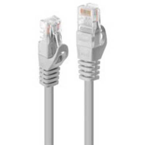 LINDY 48366 RJ45 Câble réseau, câble patch CAT 5e U/UTP 7.50 m gris 1 pc(s)