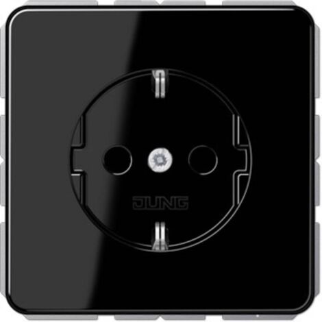 Jung simple Insert Prise 2P+T noir CD1520SW 1 pc(s) Q267202 (1/2)