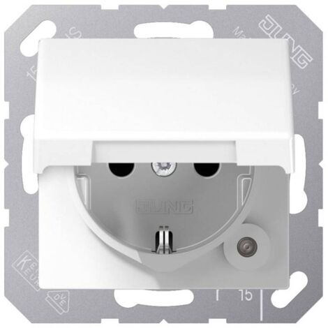 Jung simple Insert Prise 2P+T blanc-alpin AS1520KIKLWW 1 pc(s) (1/2)