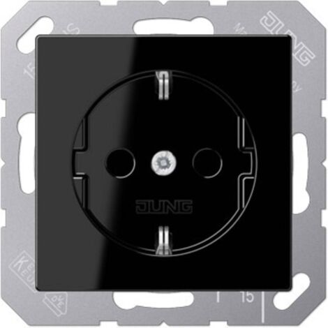Jung simple Insert Prise de courant noir A1520KISW 1 pc(s) Q265432 (1/2)