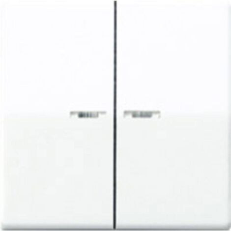 Jung simple Insert Bouton-poussoir blanc-alpin AS591-5KO5WW 1 pc(s) Q265092 (1/2)