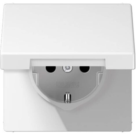JUNG SCHUKO-STECKDOSE 16A 250V M.BERÜHRUNGSS LS 1520 KIKL WW (1/2)
