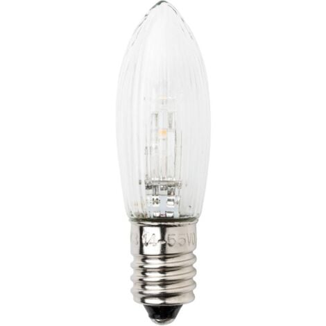 Ampoule LED culot E10 pour armoire électrique 12 volts DC 