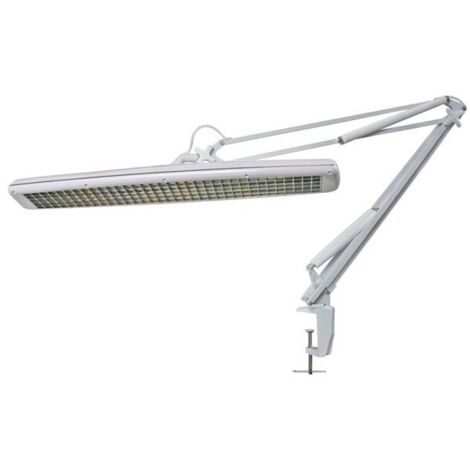 Velleman – Lampe de bureau VTLAMP6 – 3 lampes T5 14W – Température de couleur 6500K – Éclairage large et uniforme – Bras articulé - RI3516