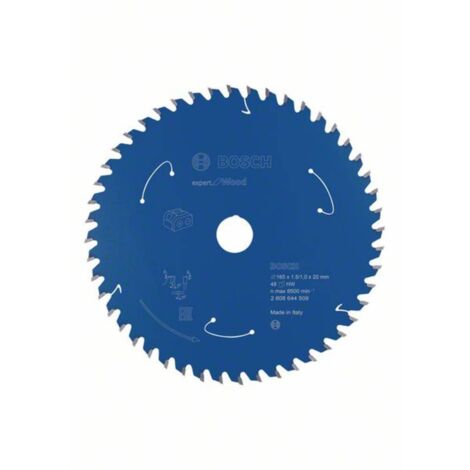 Lame de scie circulaire 165x1.5/1x20 Z 48 Bosch