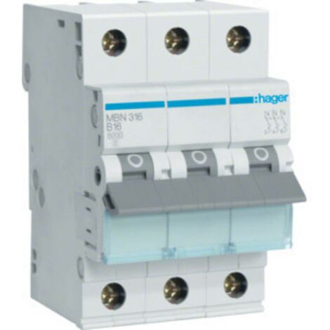 HAGER MBN316 DISJONCTEUR 16 A