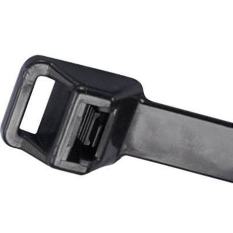 Panduit CV200D PRT5EH-C0 Serre-câble 511 mm 12.70 mm noir réouvrable, avec fermeture à levier, stabilisé aux UV, résist (1/2)