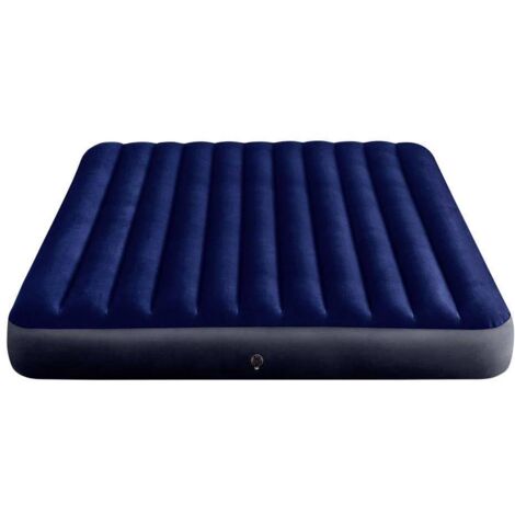 Intex – Matelas gonflable king 64755 – DuraBeam Classic – Dimensions 203 x 183 x 25 cm – Charge max 273 kg – Pliable et compact (1/10)