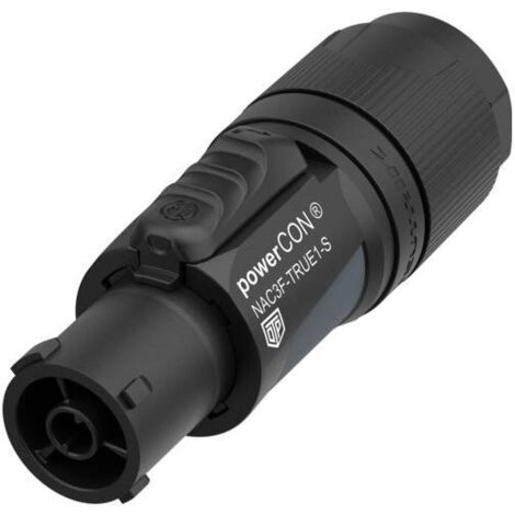 CABLE Neutrik® powerCON TRUE1 VERS SCHUKO Femelle - 0.5M : Canons à CO2 sur Sparklers Club
