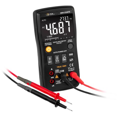 PCE Instruments PCE-DM 7 Multimètre numérique CAT II 1000 V, CAT III 600 V Y807893 (1/5)