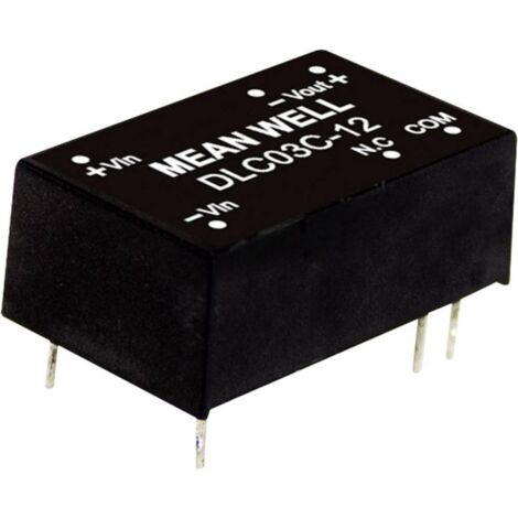 MEAN WELL DLC03B-12 Module convertisseur CC/CC 125 mA 3 W Nbr. de sorties: 2 x Contenu 1 pc(s) (1/2)