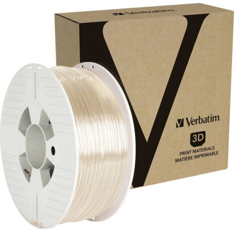 Verbatim 55059 55059 Filament PETG résiste aux chocs, flexible 2.85 mm 1 kg transparent 1 pc(s) (1/2)