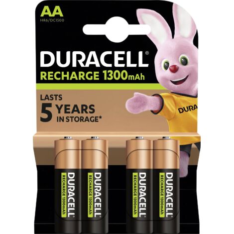 Pile rechargeable LR6 (AA) NiMH Duracell 1300 mAh 1.2 V 1 pc(s) (1/10)