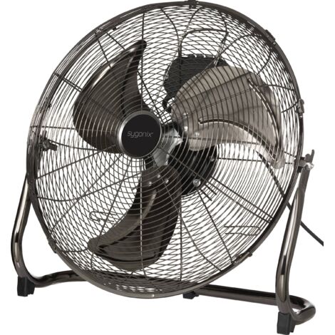 Sygonix Ventilateur de sol 120 W (Ø x H) 540 mm x 540 mm noir (1/5)