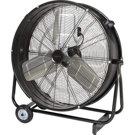 Sygonix Ventilateur de sol 330 W (Ø x H) 745 mm x 776 mm noir pivotant (1/4)