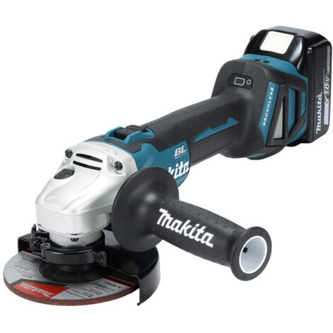 Makita – Meuleuse 125mm 18V DGA511Z – Moteur Brushless – Vitesse variable 3000-8500 tr/min – Protection XPT contre poussière et éclaboussures