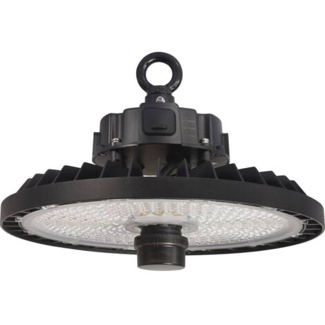Sygonix SY-6249488 Cloche LED industrielle CEE: B (A - G) LED LED 200 W noir (1/5)