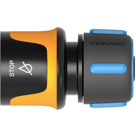 Fiskars 1027079 Raccord de tuyau 13 mm (1/2) - 15 mm (5/8) avec système aquastop (1/5)