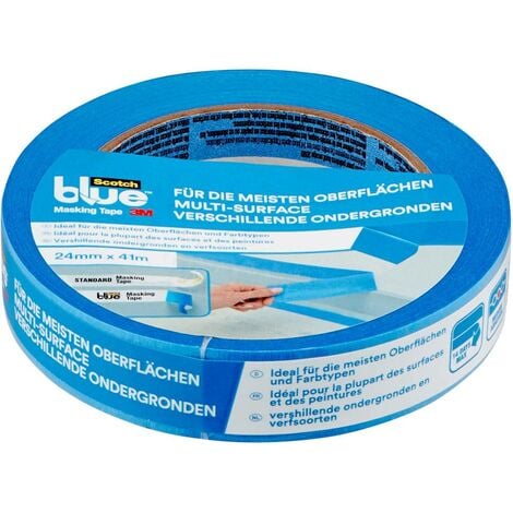 3M Ruban Masquage Peinture Couleur Bleu