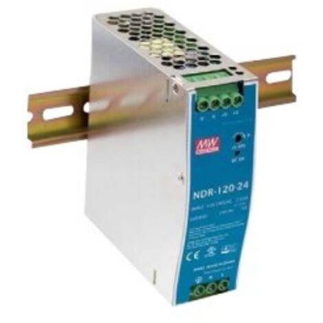 Mean Well NDR-120-48 Alimentation rail DIN 48 V/DC 2.5 A 120 W Nbr. de sorties:1 x Contenu 1 pc(s) (1/3)