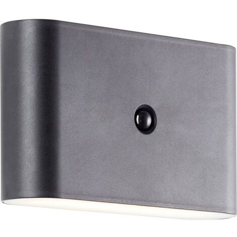 Brilliant Xino G80605/06 Applique LED extérieure avec détecteur de mouvement LED LED intégrée 34 W noir (1/4)