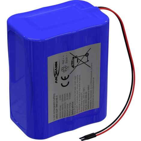 Ansmann 3S2P Akkupack 8x 18650 Kabel Li-Ion 10.8V 5200mAh Pack de piles rechargeables 8x Li-Ion 10.8 V 5200 mAh (1/3)