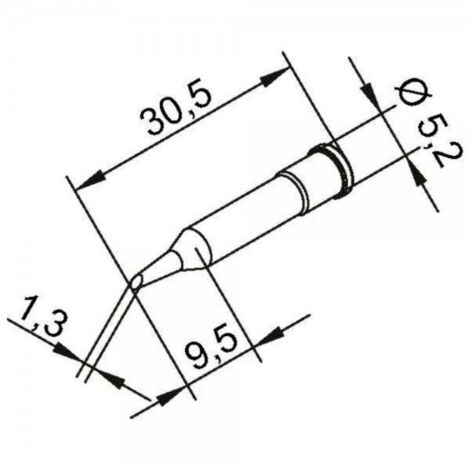 Ersa 0102WDLF35 Panne de fer à souder diamètre 3,5 mm (1/3)