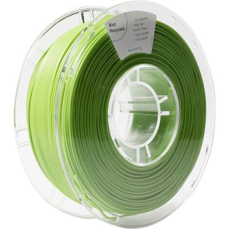 Maertz PMMA-1014-007 PMMA-1014-007 Filament PLA mat PLA recyclé, mat 1.75 mm 1000 g vert clair 1 pc(s) (1/4)