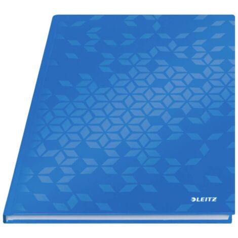 Cahier à Spirales Leitz WOW A4 - 160 Pages Quadrillées 80g/m² - Pochette Intégrée Et Papier Micro-perforé | Idéal Bureau, école, Maison