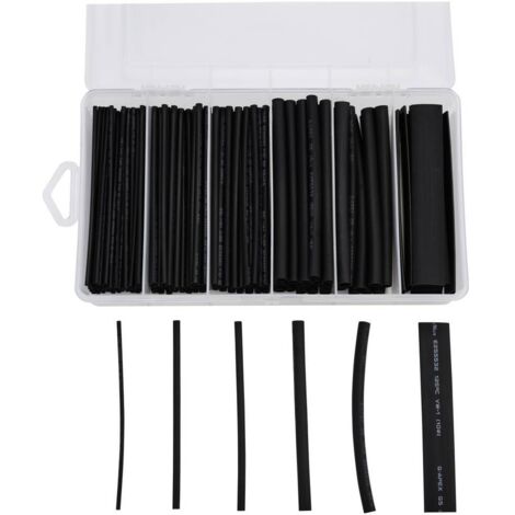 Pack Gaines Thermorétractables Noires 101 pièces