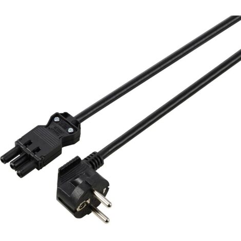 Sygonix SY-6676342 Câble de raccordement noir 1 m (1/3)