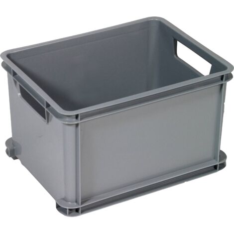 Curver 156012 Boîte de rangement UNIBOX Classic S [15L], silber (L x l x H) 350 x 270 x 220 mm 1 pc(s) W728743