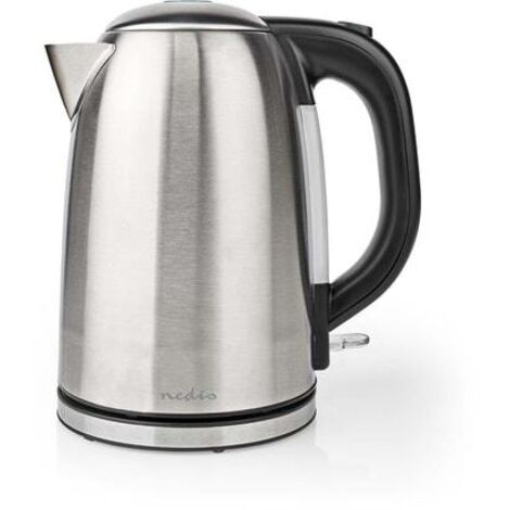 Nedis KAWK350EAL Bouilloire argent, noir Contenance: 1.7 l (1/5)