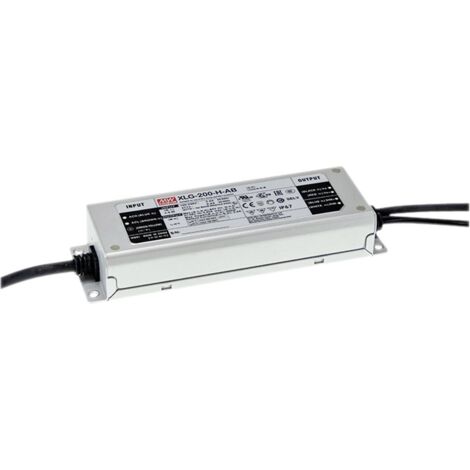 MEAN WELL XLG-200-12-A Driver de LED à tension constante, à courant constant 192 W 8 - 16 A 12 V/DC homologué pour les