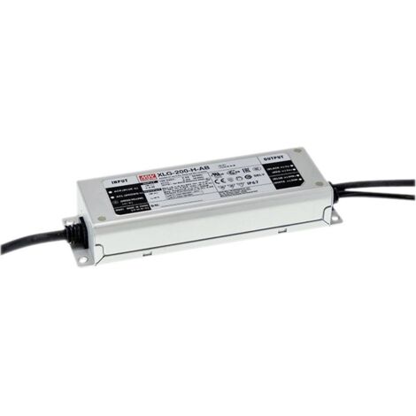 MEAN WELL XLG-200-H-A Driver de LED à puissance constante 200 W 3500 - 5550 mA 27 - 56 V/DC homologué pour les meubles, (1/3)