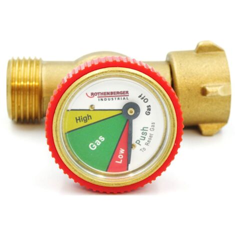 ROTHENBERGER Industrial Gas Off système de sécurité pour bouteilles de propane - 1500004960 (1/4)