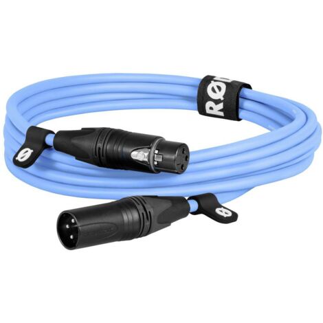 Rode XLR3M-B XLR Câble de liaison 3 m bleu (1/2)