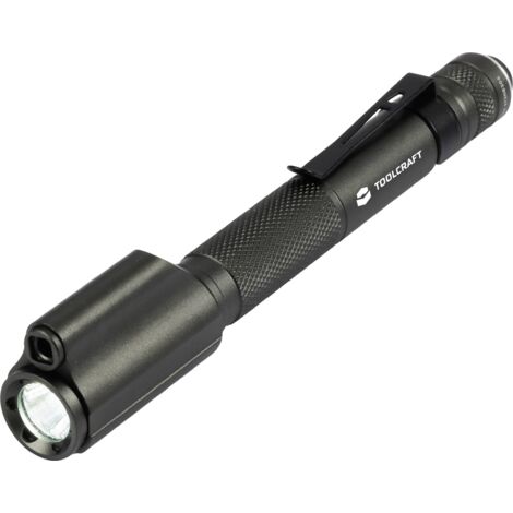 TOOLCRAFT Lampe stylo Avec pointeur laser rouge avec clip ceinture,à pile(s),150 lm 1.16 h,57 g (1/5)