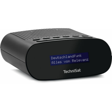 TechniSat DIGITRADIO 51 Radio-Réveil DAB+ Blanc - Grand Écran LCD Et 2 Alarmes