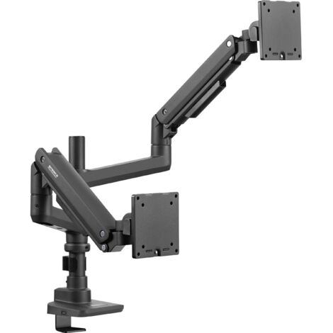 SpeaKa Professional Support d'écran SP-MM-980 2 Écran(s) 43,2 cm (17) - 124,5 cm (49) noir réglable en hauteur, incli (1/5)