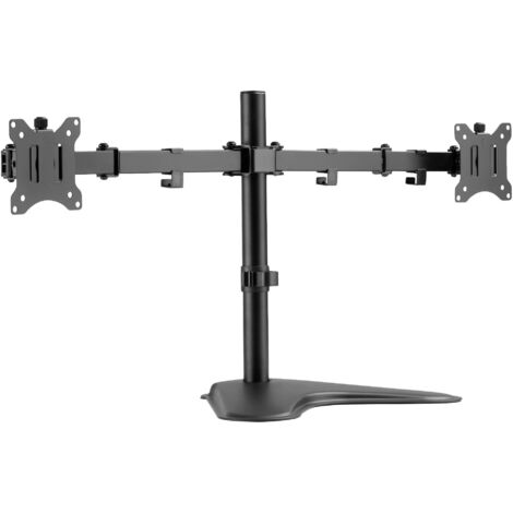 Digitus Support de table pour écran DA-90401 2 Écran(s) 38,1 cm (15) - 81,3 cm (32) noir, noir (mat) rotatif, réglabl (1/5)