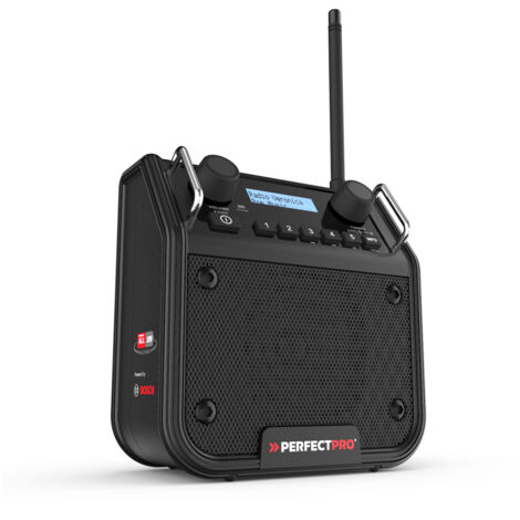 PerfectPro Radio de chantier DABPRO18V, Convient pour POWER FOR ALLALLIANCE - Bosch Home & Garden
